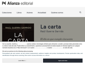 'alianzaeditorial.es' screenshot