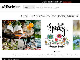 'alibris.com' screenshot