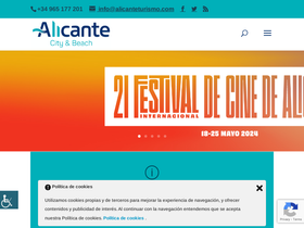 'alicanteturismo.com' screenshot