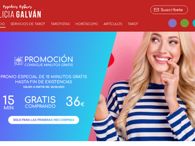 'aliciagalvan.com' screenshot