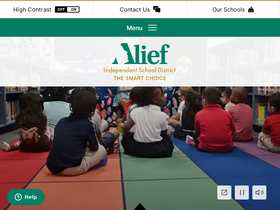 'aliefisd.net' screenshot