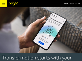 'alight.com' screenshot