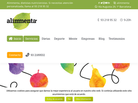 'alimmenta.com' screenshot