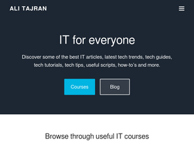 'alitajran.com' screenshot