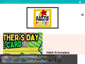 'alittlepinchofperfect.com' screenshot