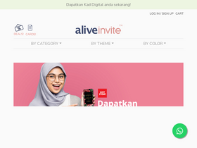 'aliveinvite.com' screenshot