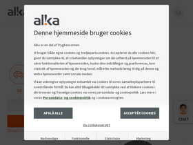 'alka.dk' screenshot