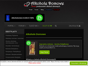 'alkohole-domowe.com' screenshot