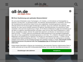 'all-in.de' screenshot