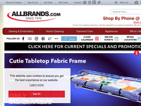'allbrands.com' screenshot