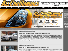 'allcarmanuals.com' screenshot