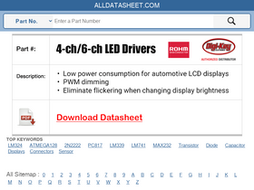 'alldatasheet.com' screenshot