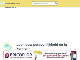 'alle-tests.nl' screenshot