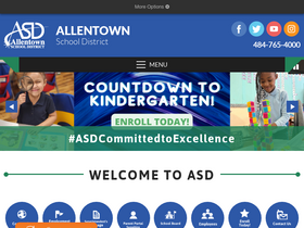 'allentownsd.org' screenshot
