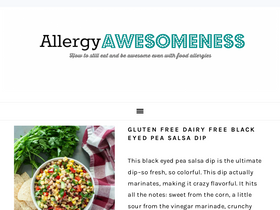 'allergyawesomeness.com' screenshot