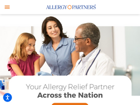 'allergypartners.com' screenshot
