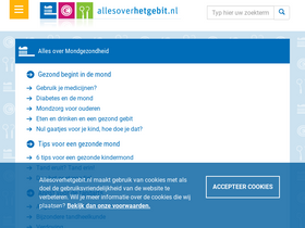 'allesoverhetgebit.nl' screenshot