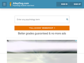 'alleydog.com' screenshot