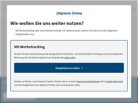 'allgemeine-zeitung.de' screenshot