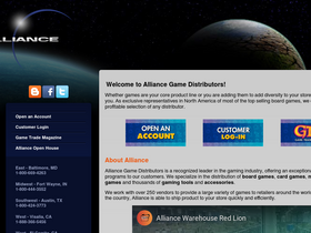 'alliance-games.com' screenshot