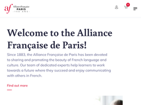 'alliancefr.org' screenshot