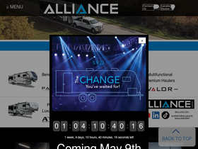 'alliancerv.com' screenshot