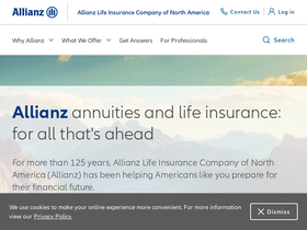 'allianzlife.com' screenshot