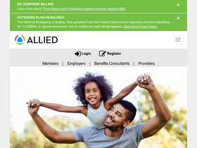'alliedbenefit.com' screenshot