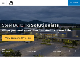 'alliedbuildings.com' screenshot