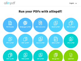 'allinpdf.com' screenshot