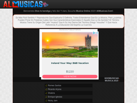 'allmusicas.com' screenshot