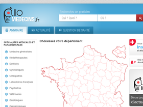 'allo-medecins.fr' screenshot