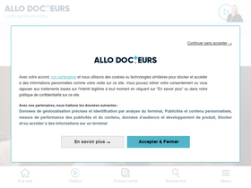 'allodocteurs.fr' screenshot