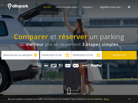 'allopark.com' screenshot
