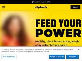 'allplants.com' screenshot