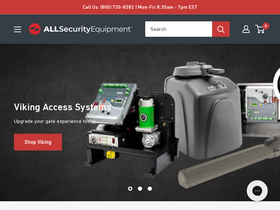 'allsecurityequipment.com' screenshot