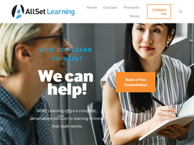 'allsetlearning.com' screenshot