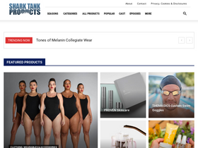 'allsharktankproducts.com' screenshot