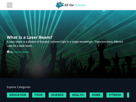 'allthescience.org' screenshot