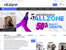 'allzone.es' screenshot