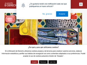 'almacendederecho.org' screenshot