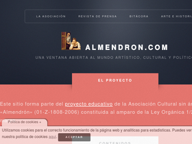 'almendron.com' screenshot