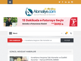 'alomaliye.com' screenshot
