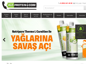 'aloprotein.com' screenshot
