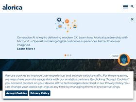 'alorica.com' screenshot