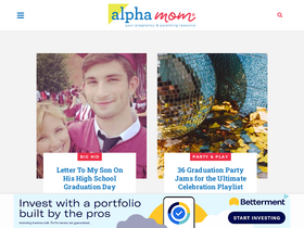 'alphamom.com' screenshot