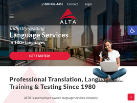 'altalang.com' screenshot