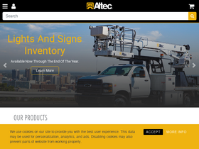 'altec.com' screenshot