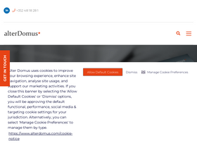 'alterdomus.com' screenshot