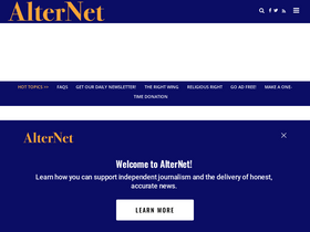 'alternet.org' screenshot